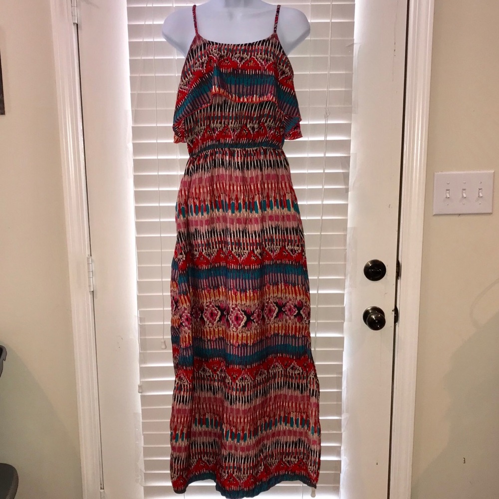 Indulge spaghetti strap maxi dress